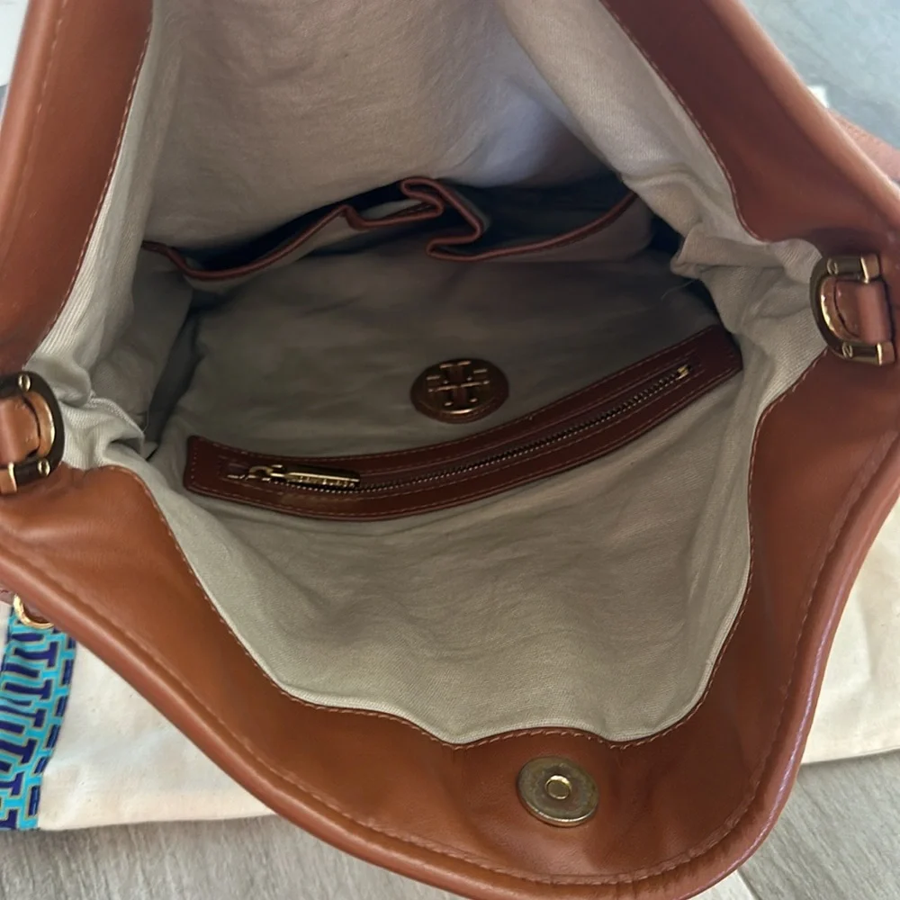Tory Burch Fold Over Messenger Bag